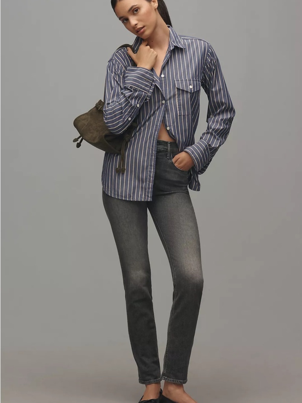 MOTHER Straight-Leg Dazzler Hover in Under the Bleachers wash NWT!!